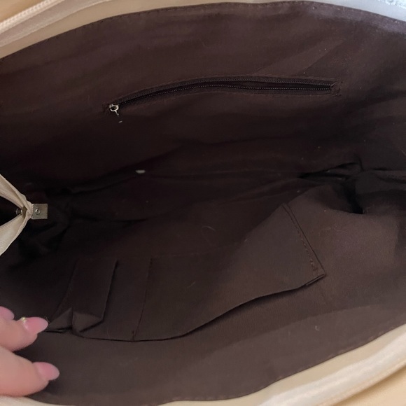 Flower embroidery tote bag - Picture 2 of 3